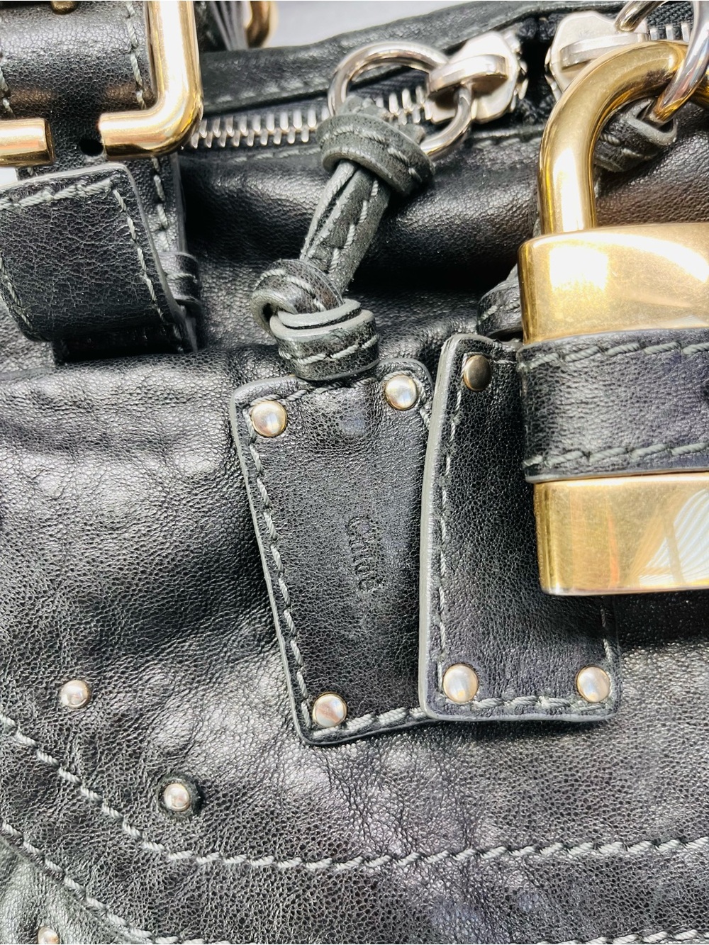 Chloe Black Leather medium Paddington Capsule satchel - Picture 4 of 16